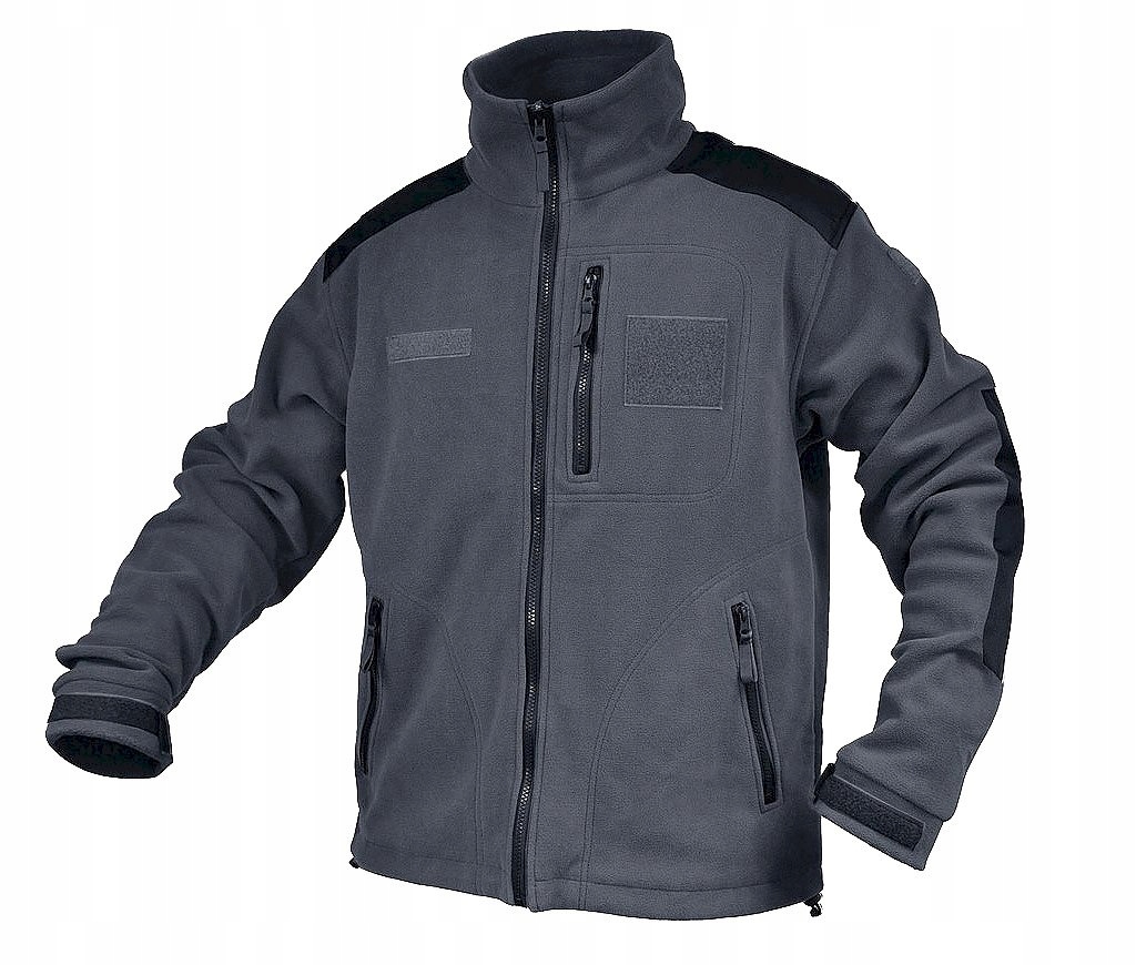 Bluza polarowa Texar Ecwcs II, gruba, ciepła, szara, wojskowa XXL