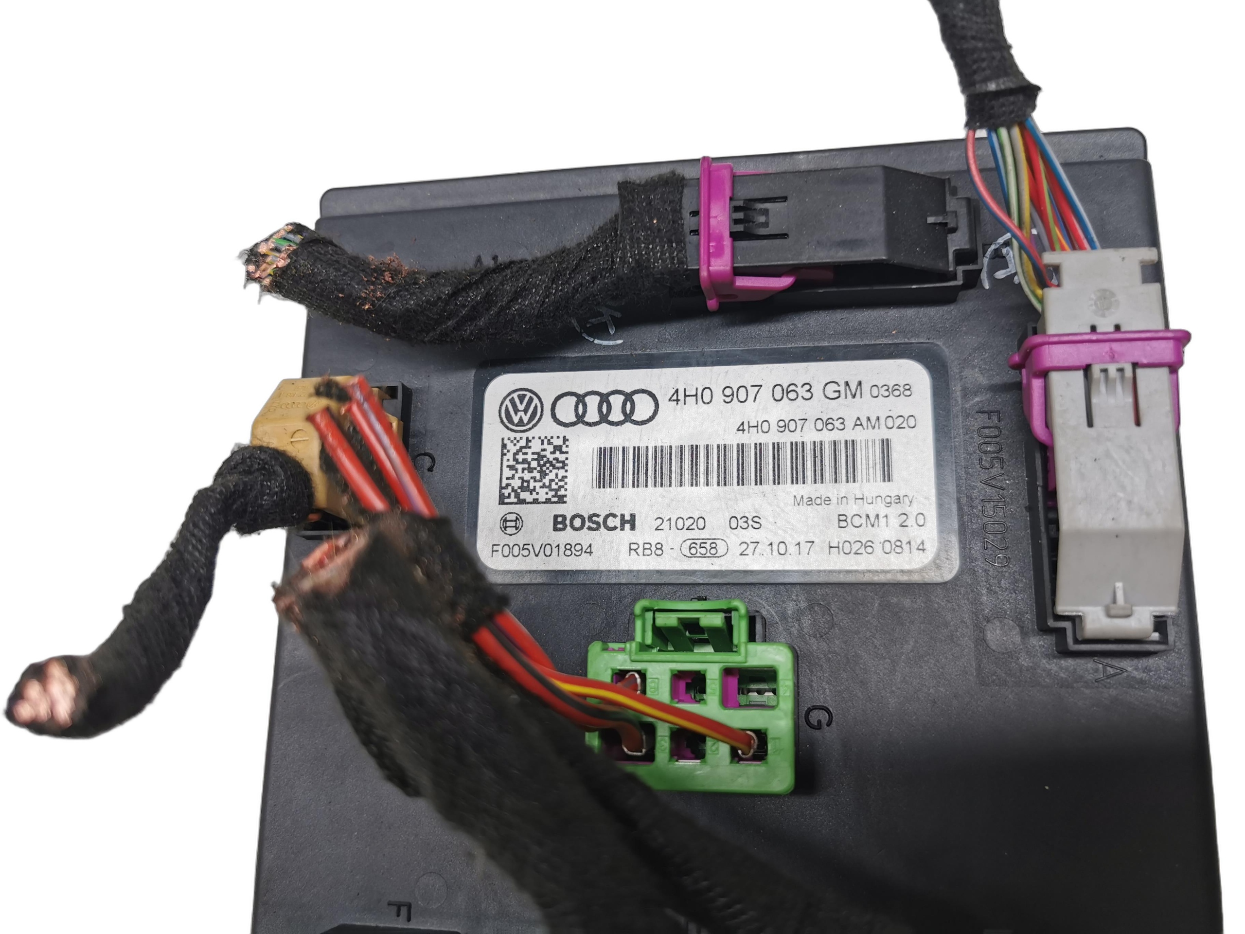 control unit comfort control unit AUDI A7 S7 4G LIFT 2018 4H0907063GM