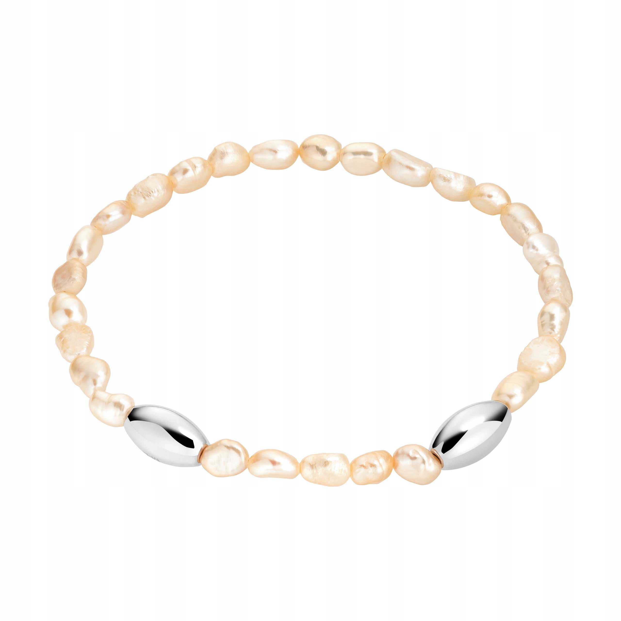 Magnetický náramek Sladkovodní perly Ocel Chirurgická dámská