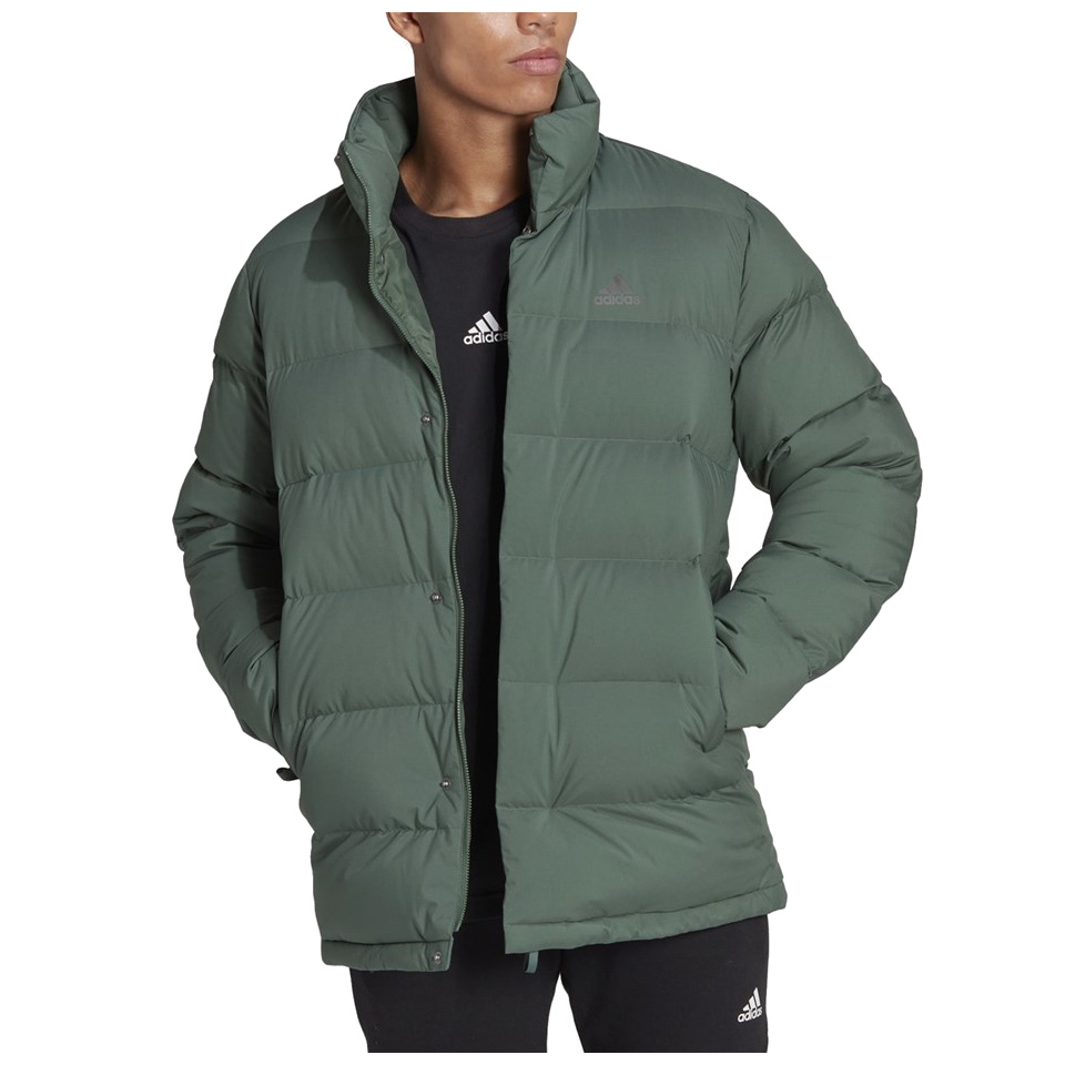 Pánská zimní bunda Adidas parka péřová zateplená s kapsami Xs
