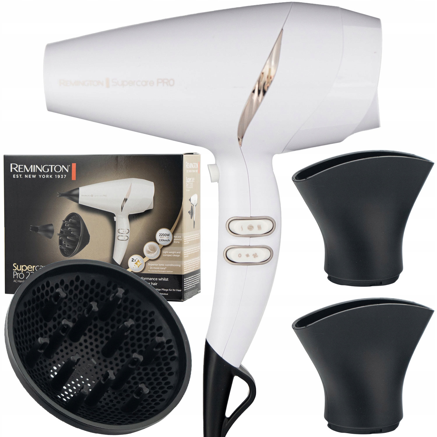 Fén na vlasy Remington SuperCare Pro AC7200W 130 km/h Ionizace