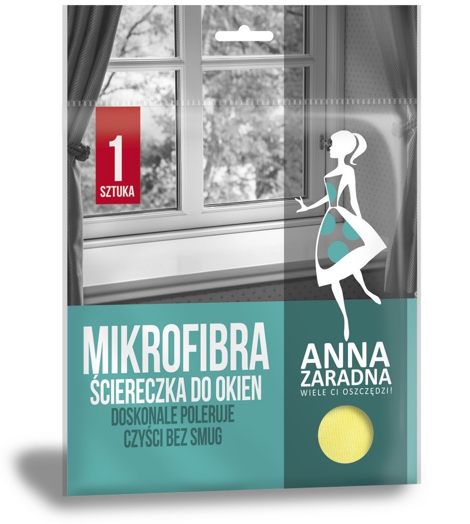 

Ścierka z mikrofibry Anna Zaradna do okien
