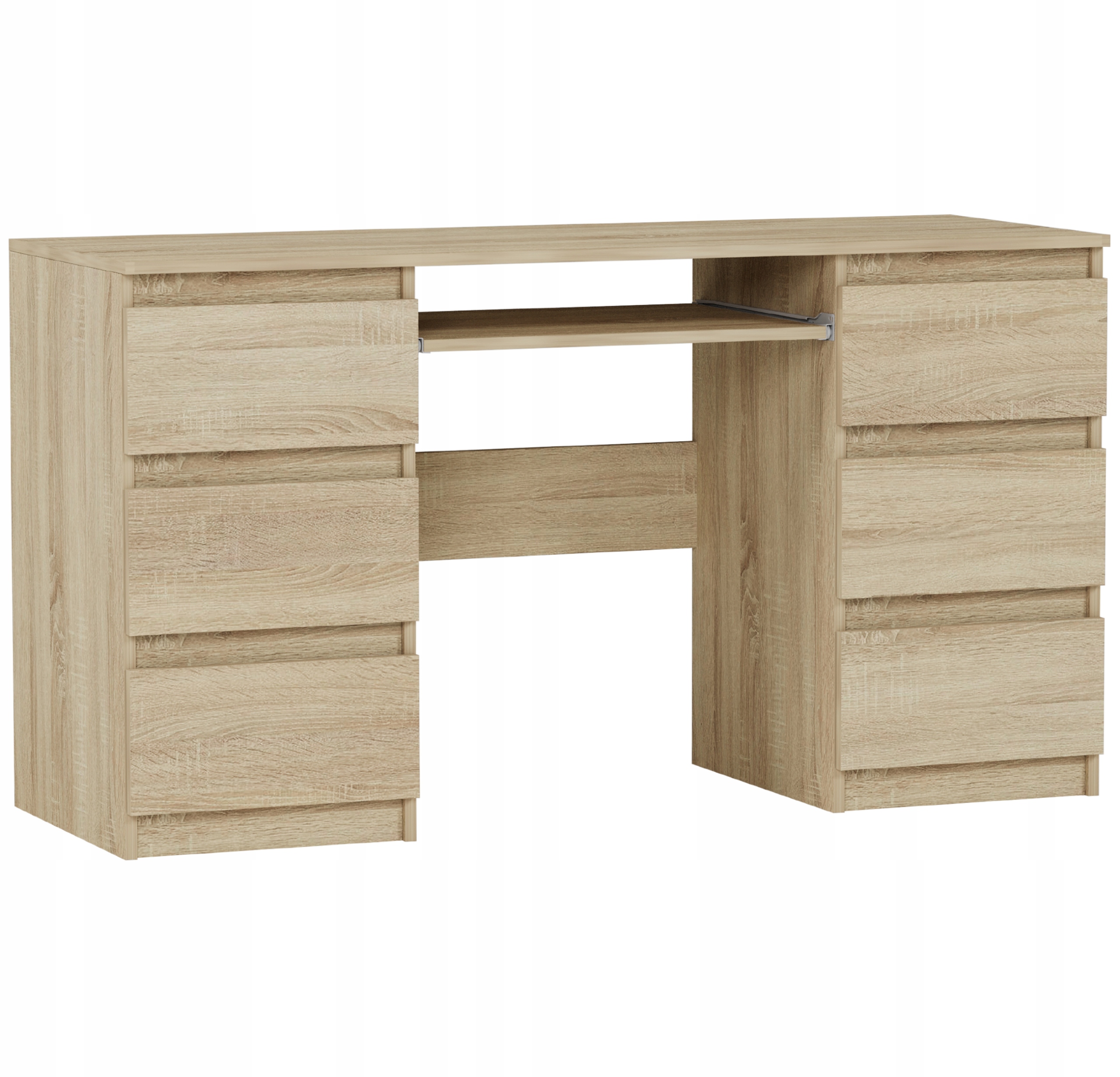 Nábytek Počítačový stůl 6sz 135 cm sonoma N32