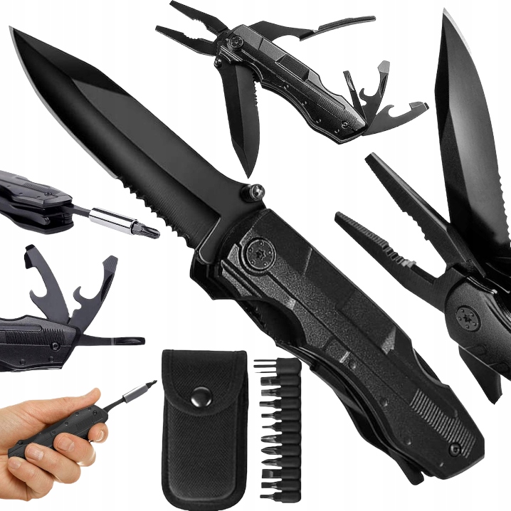 

Nóż Multitool Narzędzie Wielofunkcyjne Survival