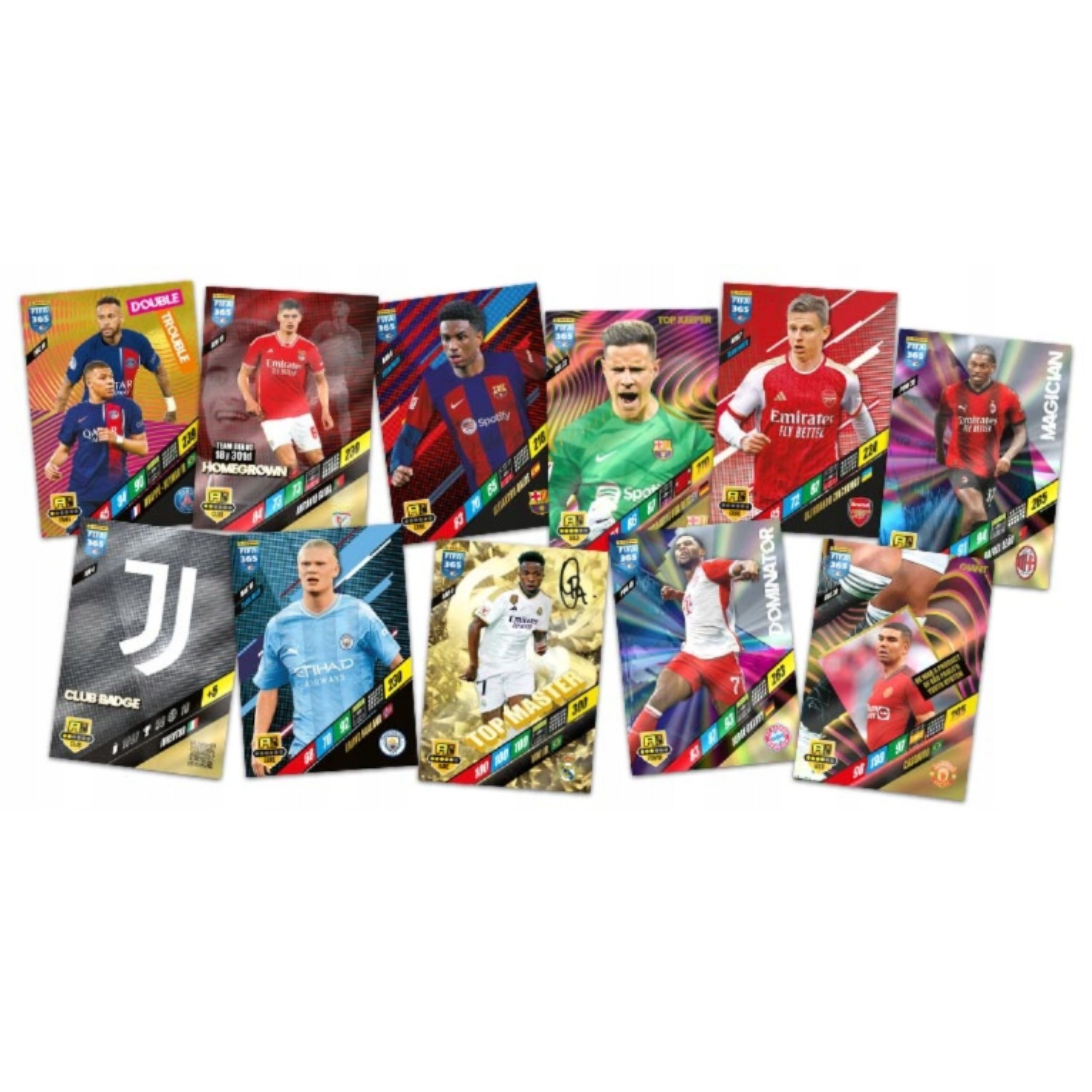 1x ZŁOTA SASZETKA PREMIUM GOLD + 5x SASZETKA KARTY PIŁKARSKIE FIFA 365 2024 Stan opakowania oryginalne