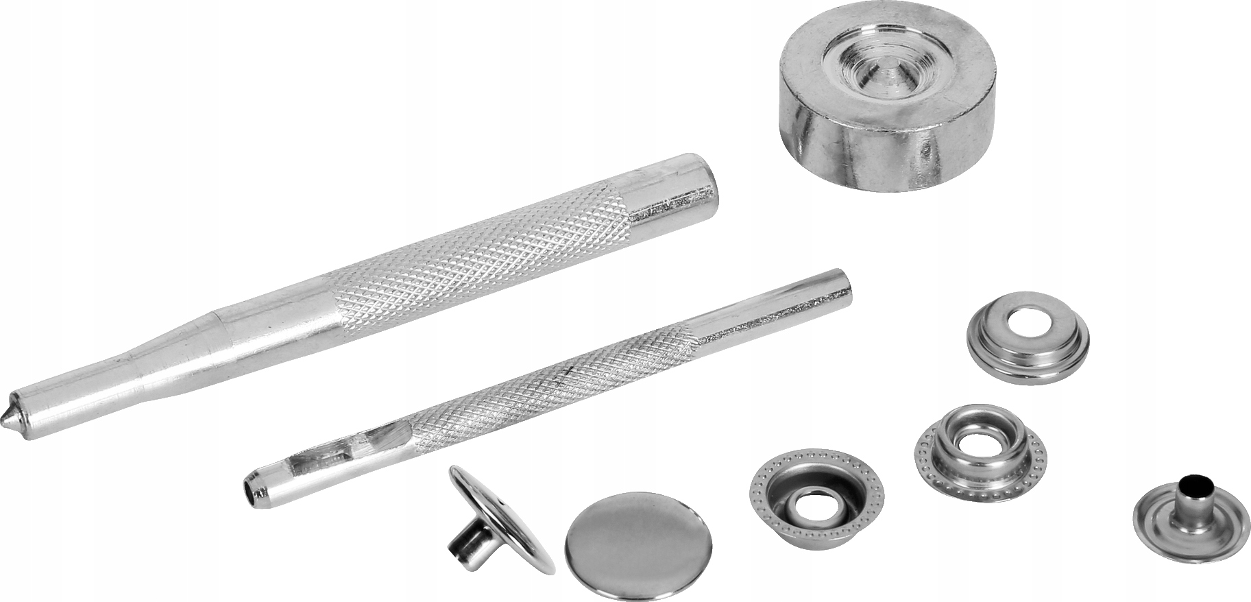 Zámky s montážními nástroji 10 ks Ø15 mm bodák kovadlina tyč