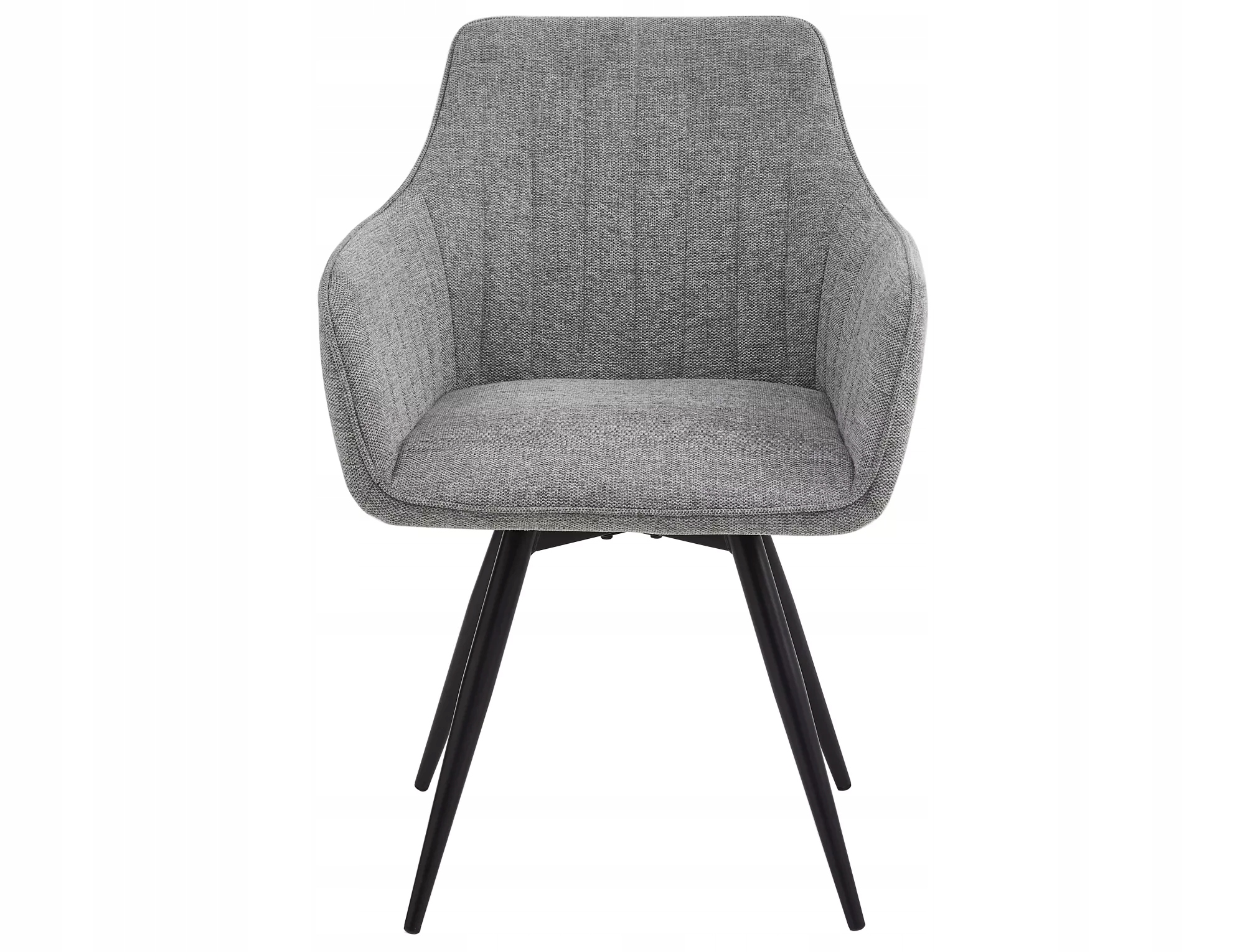 Čalúnená stolička Ballo Brego s čiernym roštom šedá látka 07 Sig