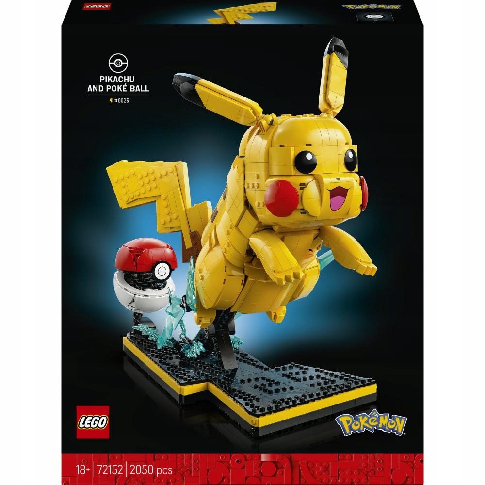 * Lego Pokemon Pokémon Pikachu a Pokéball 72152