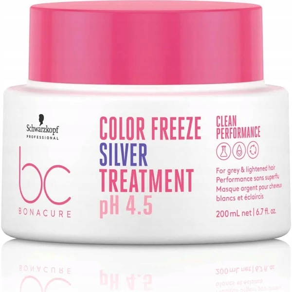 Bc Color Freeze Maska Silver 200 Ml