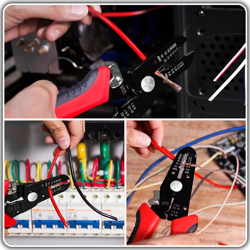 NARZĘDZIE 3w1 ŚCIĄGACZ IZOLACJI szczypce do kabli Model E6081