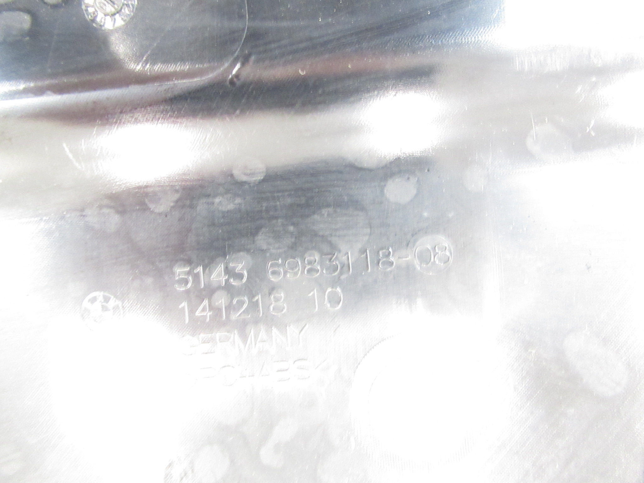 Blende Abdeckung sciany grodzi tylniej BMW e88