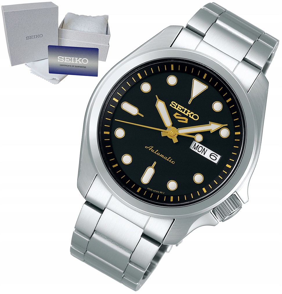 Pánské Hodinky Seiko 5 Sportovní 100 M Jako Dárek Automat Datumovka Krabička