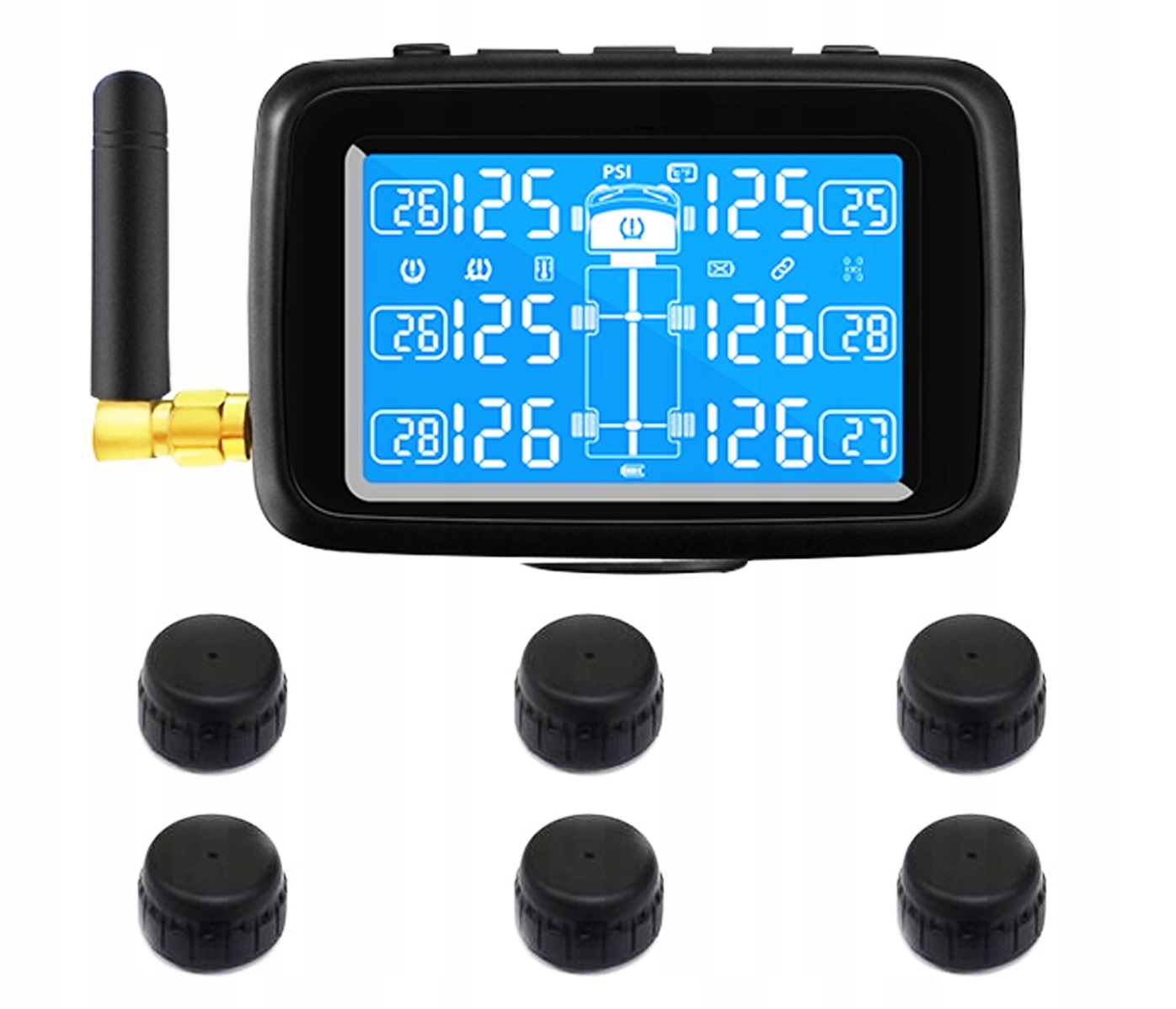 

6XTPMS Do Ciężarówki Czujnik Ciśnienia Temperatury
