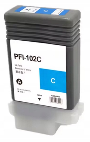 Tusz Do Canon PFI-102 C 130ml iPF500 iPF700 iPF755 0896B001