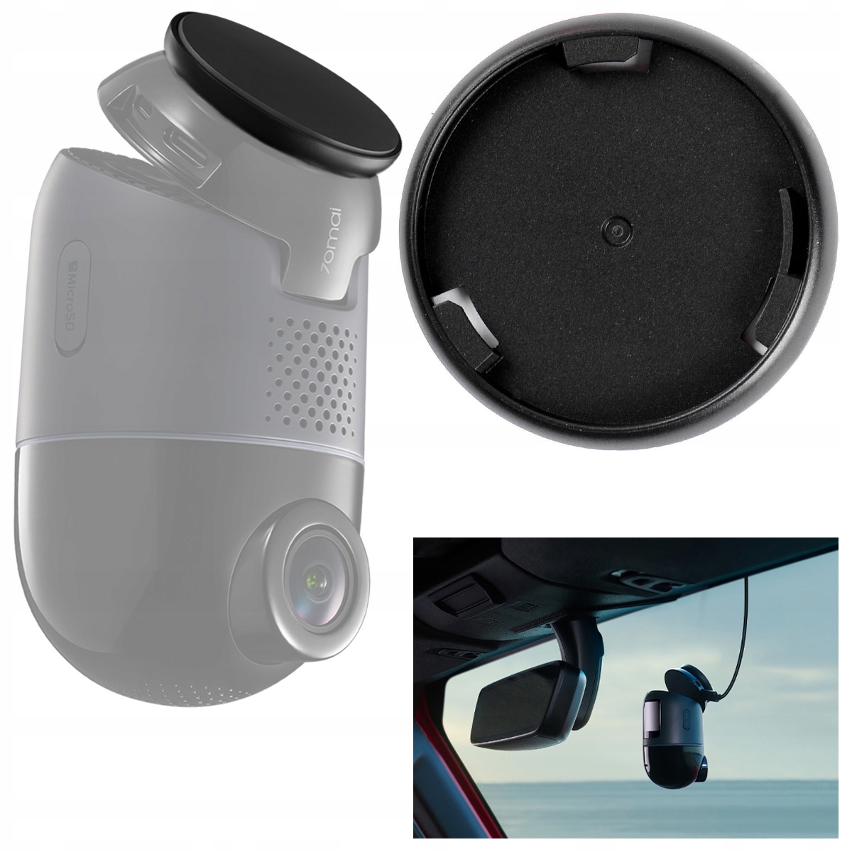 Uchwyt do kamery 70mai x800 Omni 4K mocowanie wideorejestratora Oryginalne