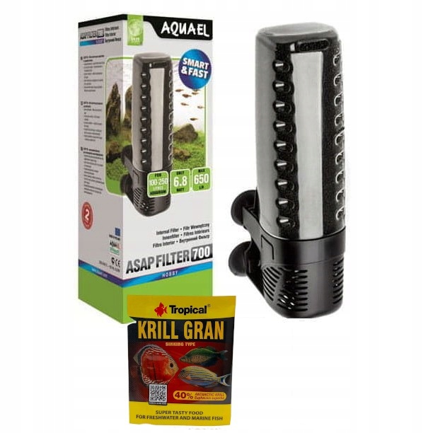 Levně Aquael Asap 700 Vnitřní Filtr Akvárium do 150L