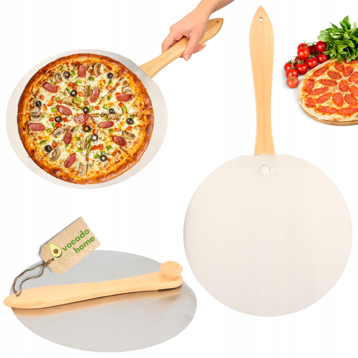 

Łopata do Pizzy stalowa Łopatka szufla Taca XXL