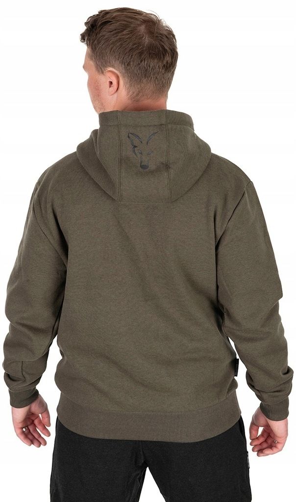 BLUZA FOX COLLECTION HOODY GREEN BLACK L Rozmiar L