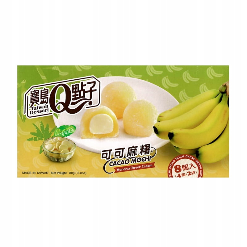 

Mochi Cacao Banana Taiwan Dessert 80g