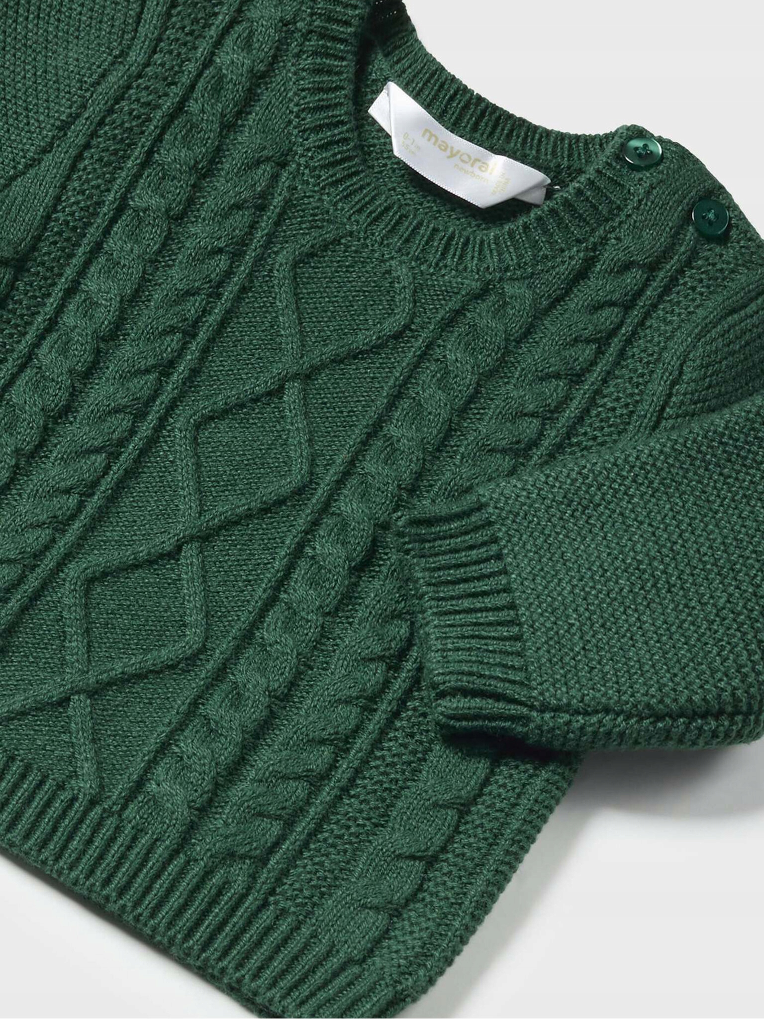 Mayoral Sweter 2.306 Zielony Regular Fit Marka Mayoral