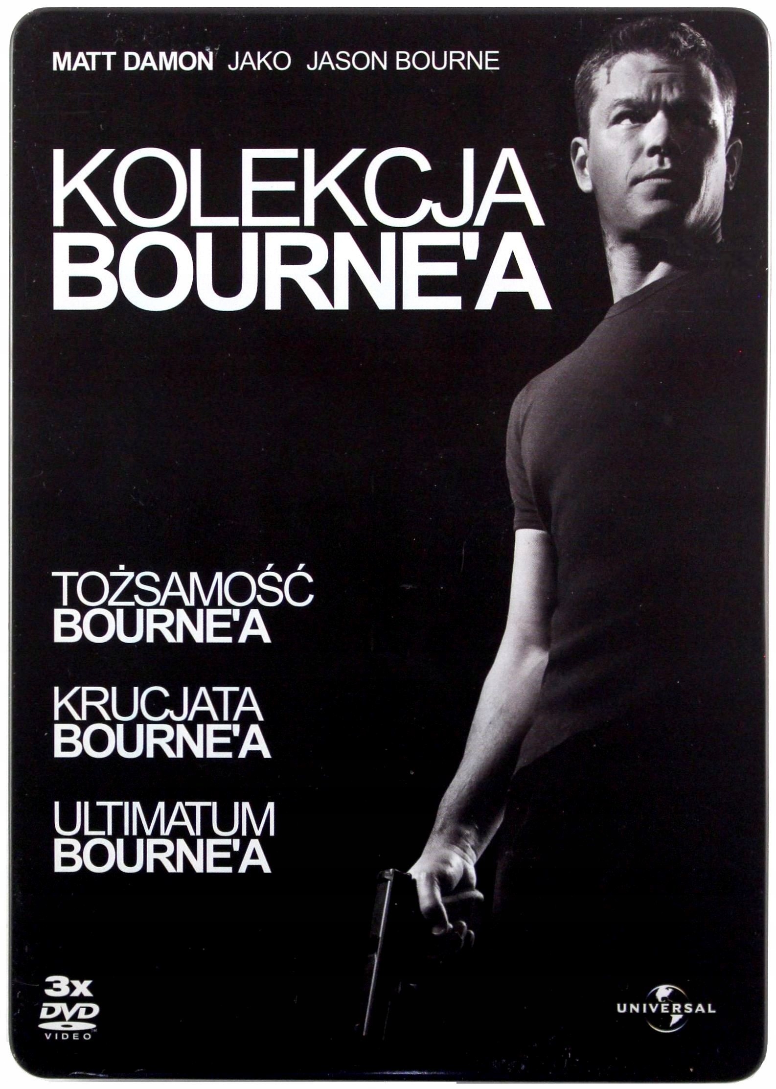 Trylogia Bourne'a Box steelbook [3DVD] [DVD]