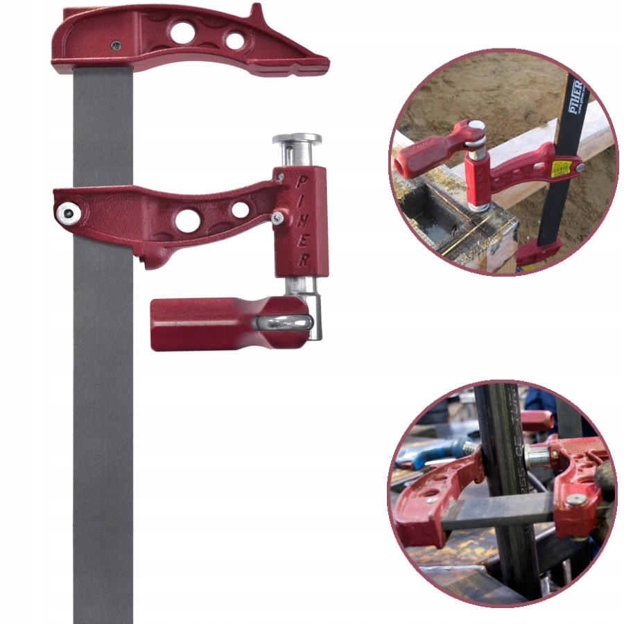 PIHER винтовой зажим Maxipress зажим F-80cm 120 мм