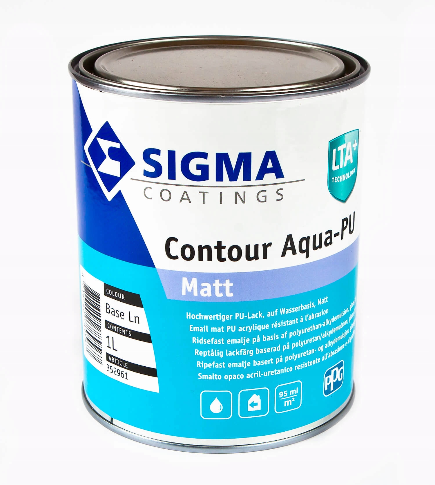 Sigma Coatings Contour Aqua-PU Matt 1L [Baza Zn] Emalia poliuretnowa