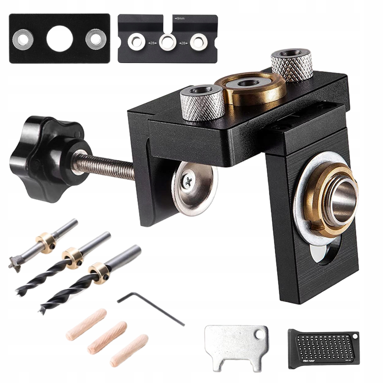 Vrtací Šablona 8/10/15 MM Pro Samocentrování Kolíků Dřevěného Nástroje