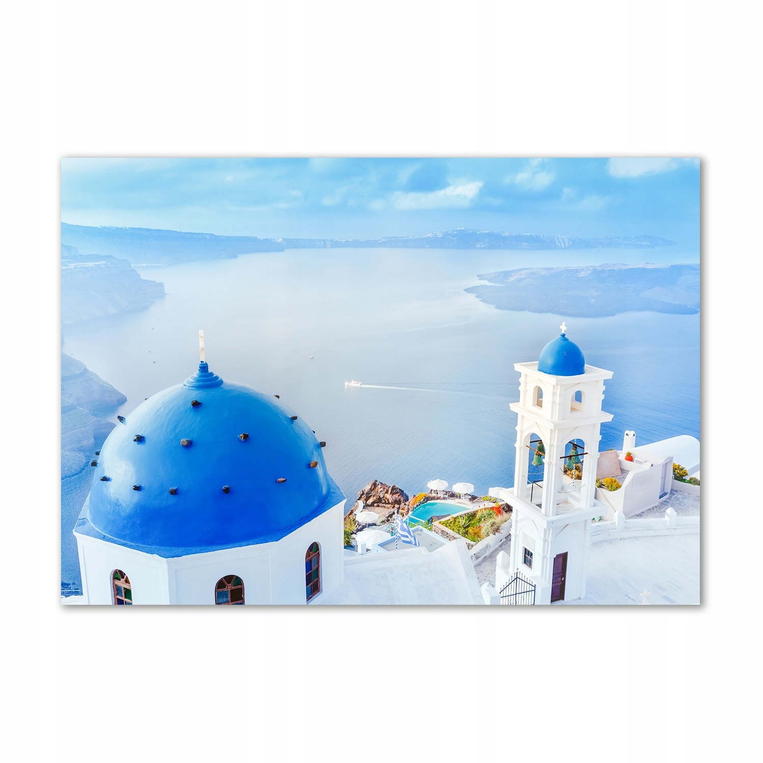 

Foto obraz szkło akrylowy Santorini Grecja 100x70