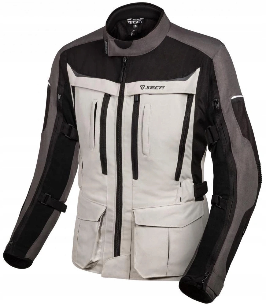 Seca Discovery Šedá Textilná Motocyklová Bunda Pre Ženy Grey