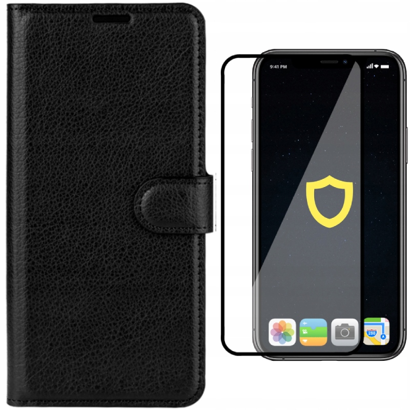 

Litchi Etui Skórzane Portfel Do Iphone 11 Pro
