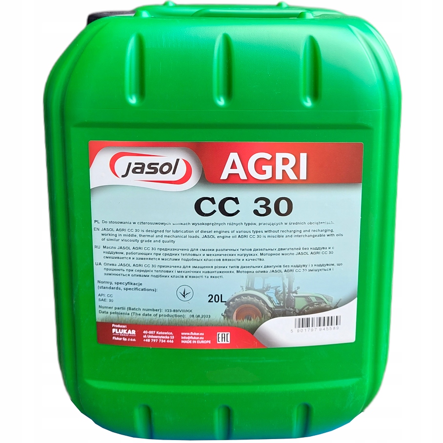 Motorový olej Jasol (20L) 30, Api CC