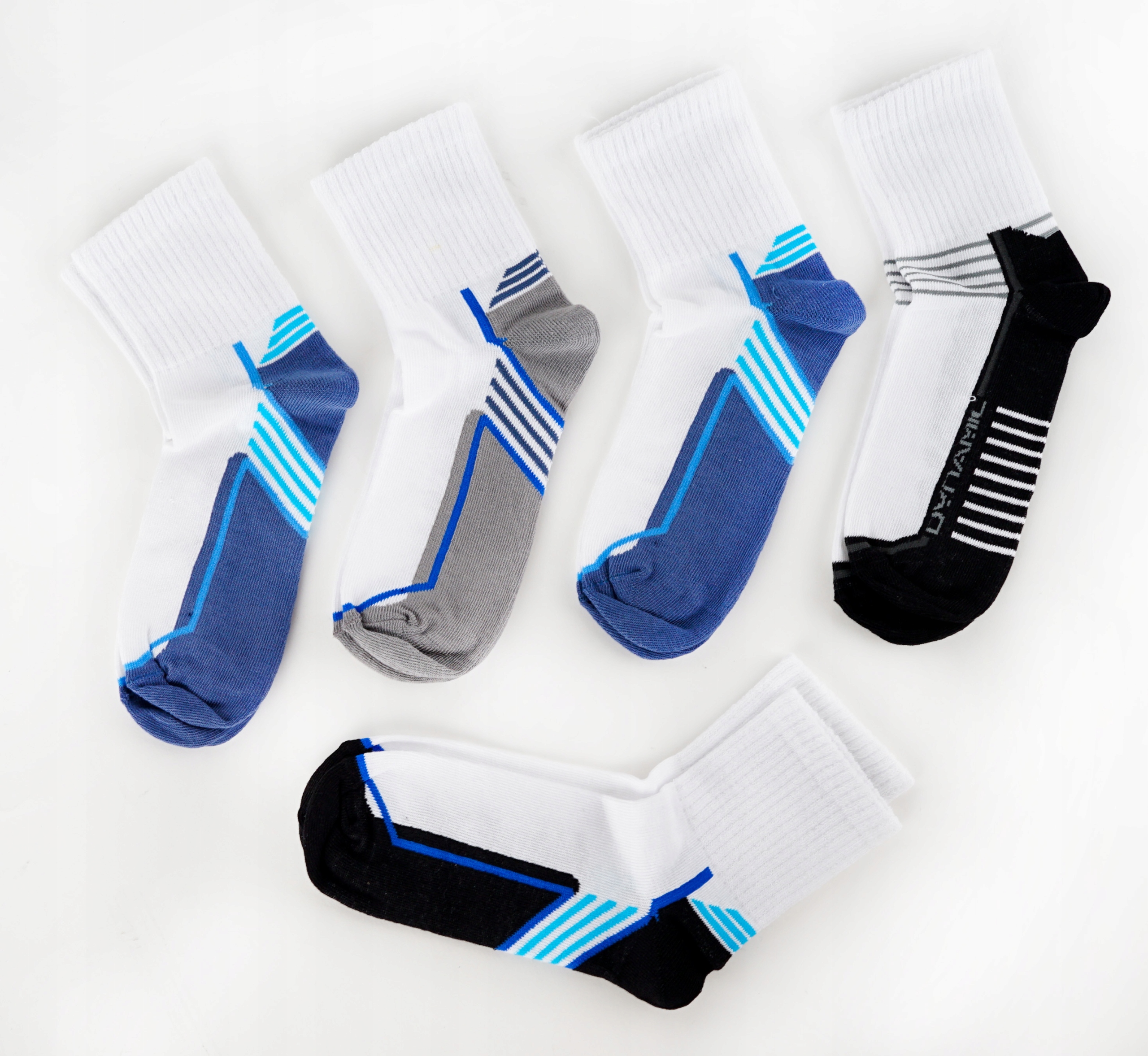

5X Skarpety Dziecięce Bawełniane Sportowe r. 29-31