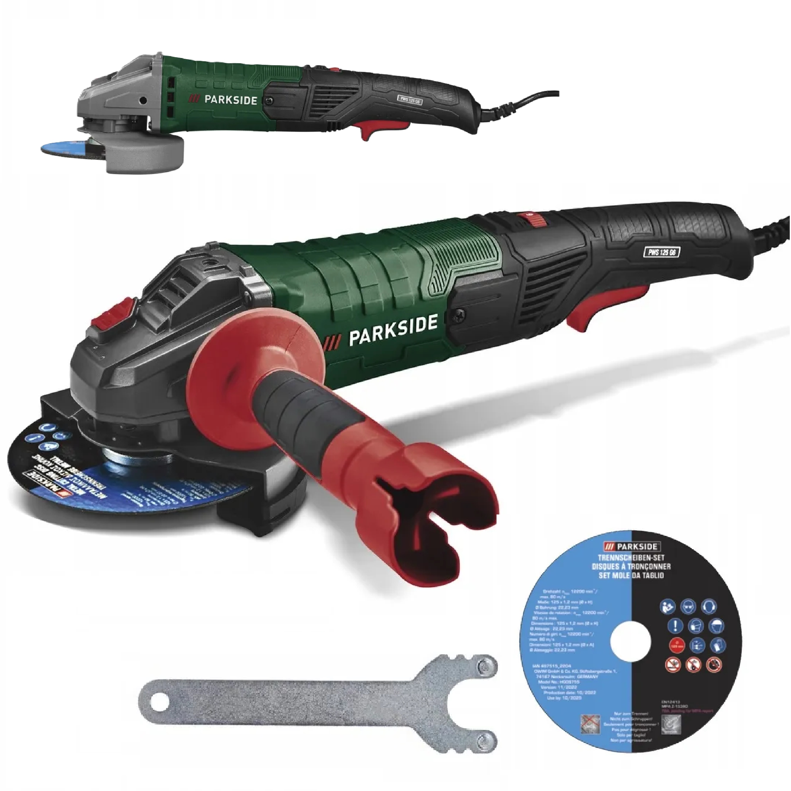 Szlifierka kątowa Parkside elektryczna szlifierka Pws 125W tarcza 125mm