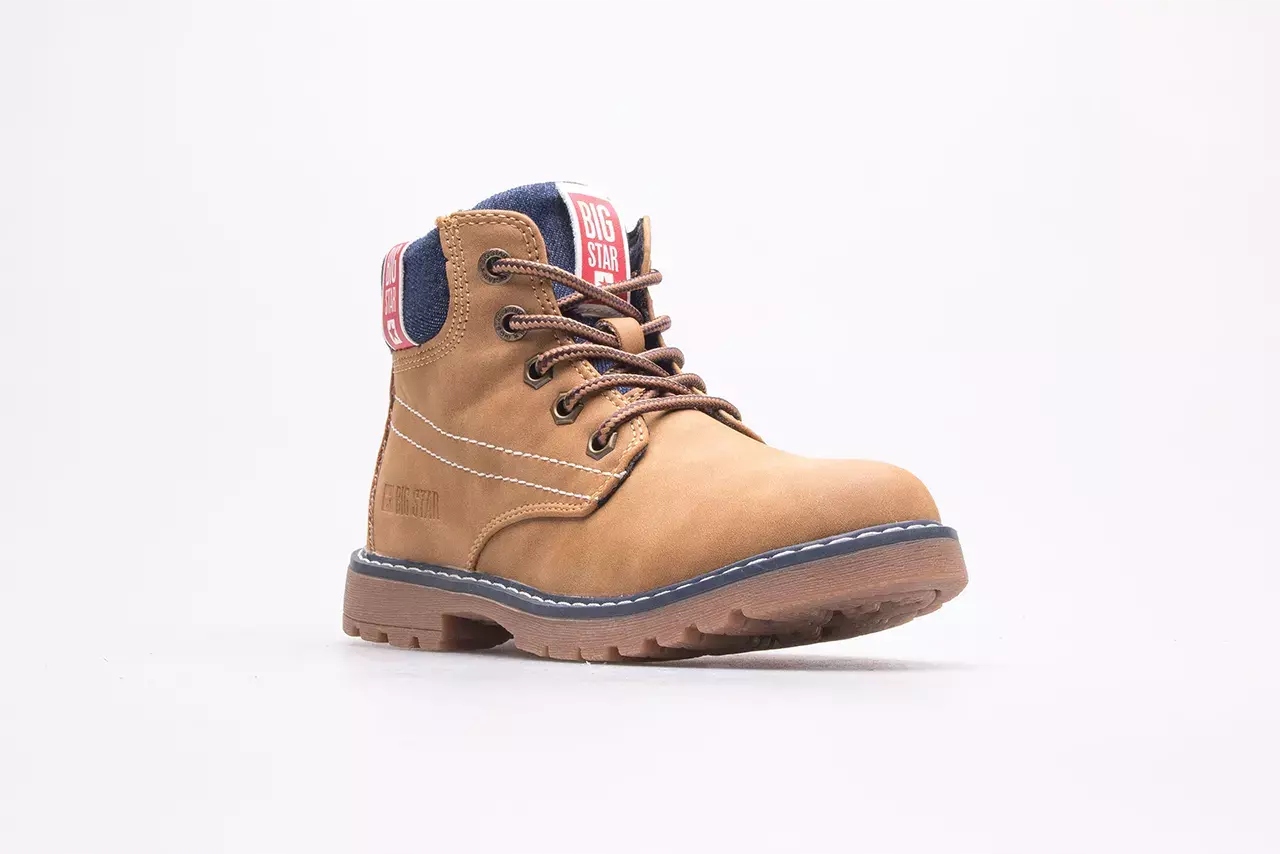 BUTY ZIMOWE DZIECIĘCE BIG STAR WYGODNE TRAPERY SZNUROWANE OBUWIE KK374130 Kod producenta 337413