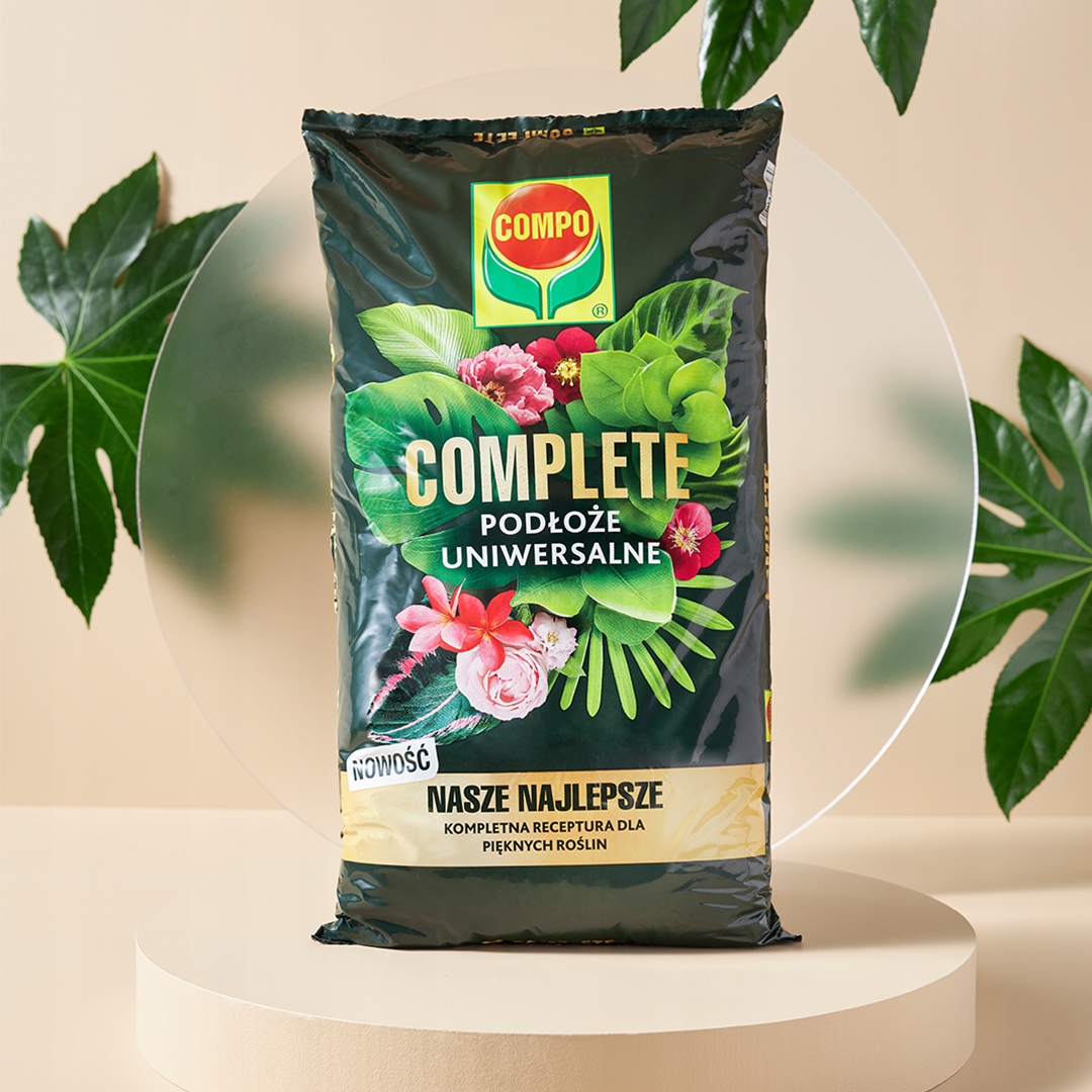 ZIEMIA DO KWIATÓW DONICZKOWYCH COMPO COMPLETE - NASZE NAJLEPSZE PODŁOŻE 10L Pojemność 10 l