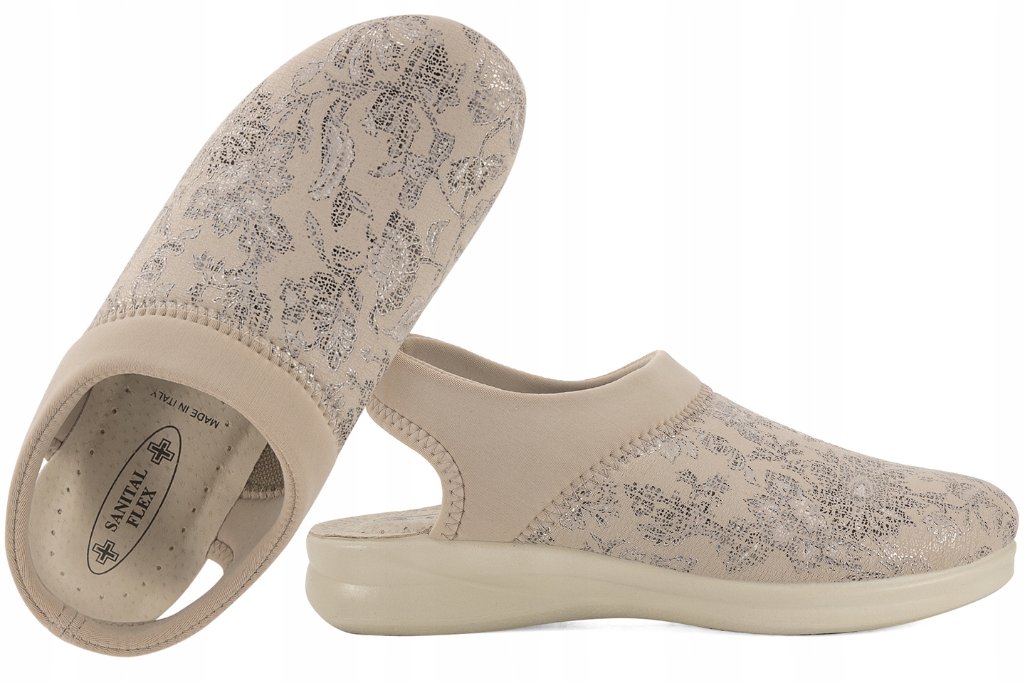 Sanital Flex 8232.36 Dámské Textilní Sandály Na Halušky Pu