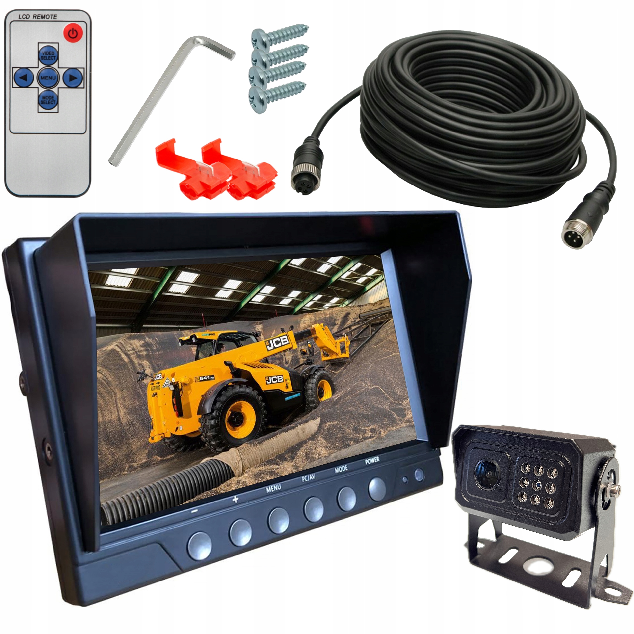 Zestaw cofania AHD7010 Rejestrator Full HD TIR