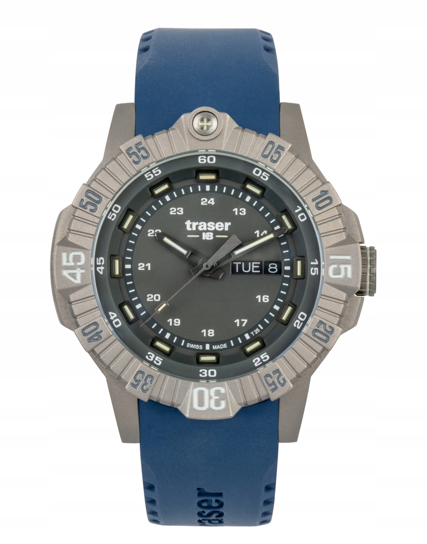 Nové Originální Pánské Hodinky Traser TS-110667 šedé P99+gravírování titan