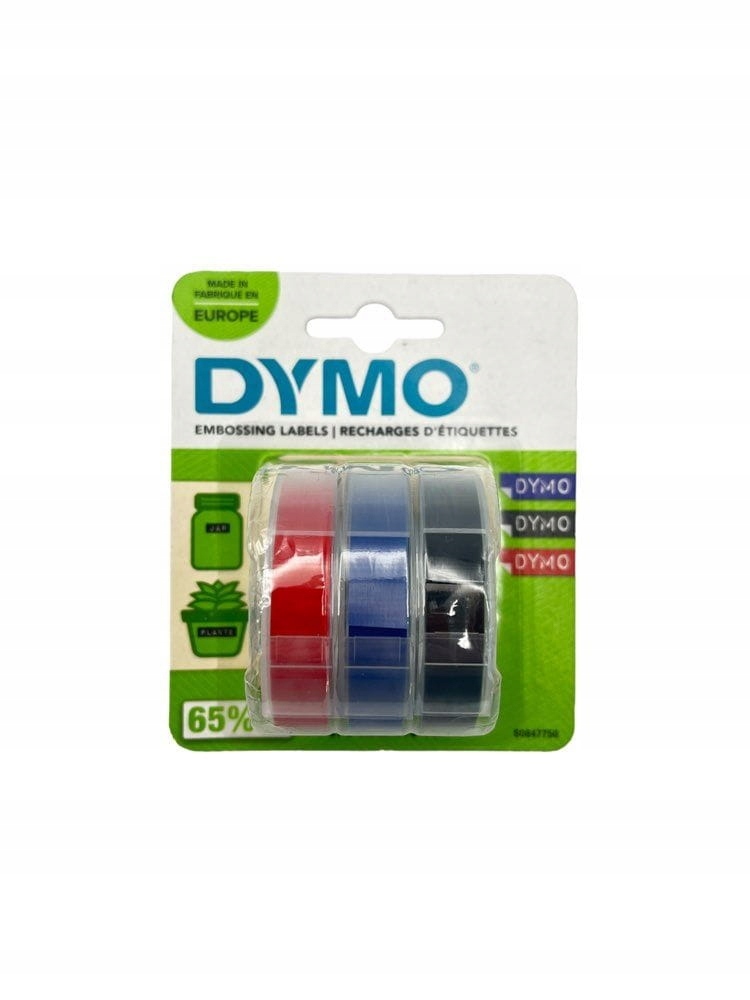 

Dymo Uzupełnianie Etykiet 9mmx3m. Kolorowe 3szt.