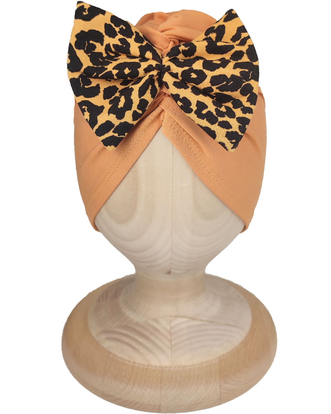 

Czapka jesienna Turban Marszczony z kokardką 40-43