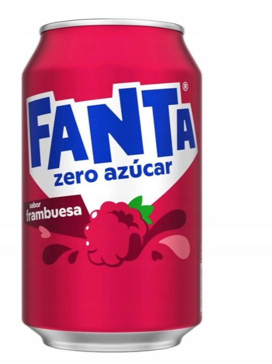Fanta Raspberry Zero Sugar Espania • Cena, Opinie - Allegro