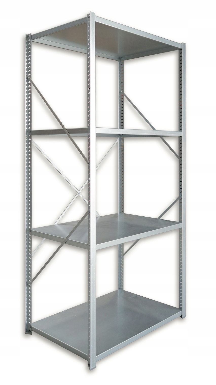 REGAŁ PÓŁKOWY MAGAZYNOWY METALOWY 195x95x60 ST4P