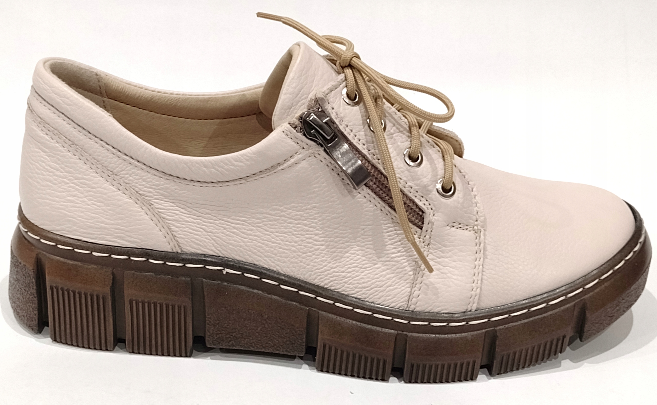 UNI-57T WYGODNE STYLOWE PÓŁBUTY SKÓRA KOMFORT 40 Marka inna