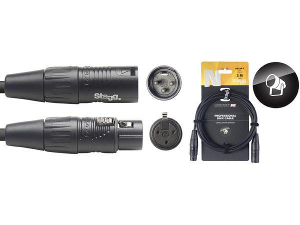 Stagg NDX3R3 kabel DMX 3m