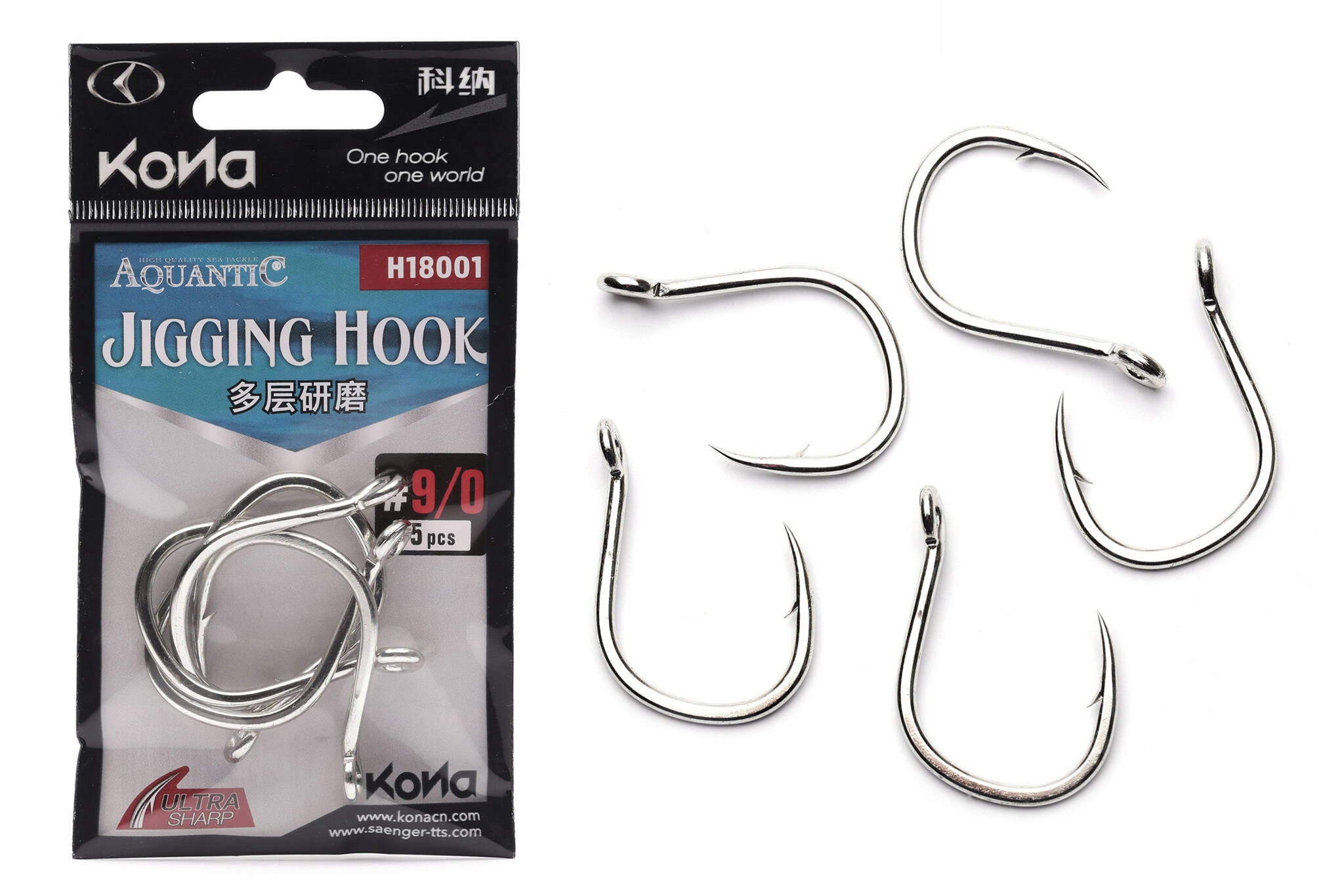 Haki Aquantic Kona H18001 Tn Jigging 9/0- 5szt