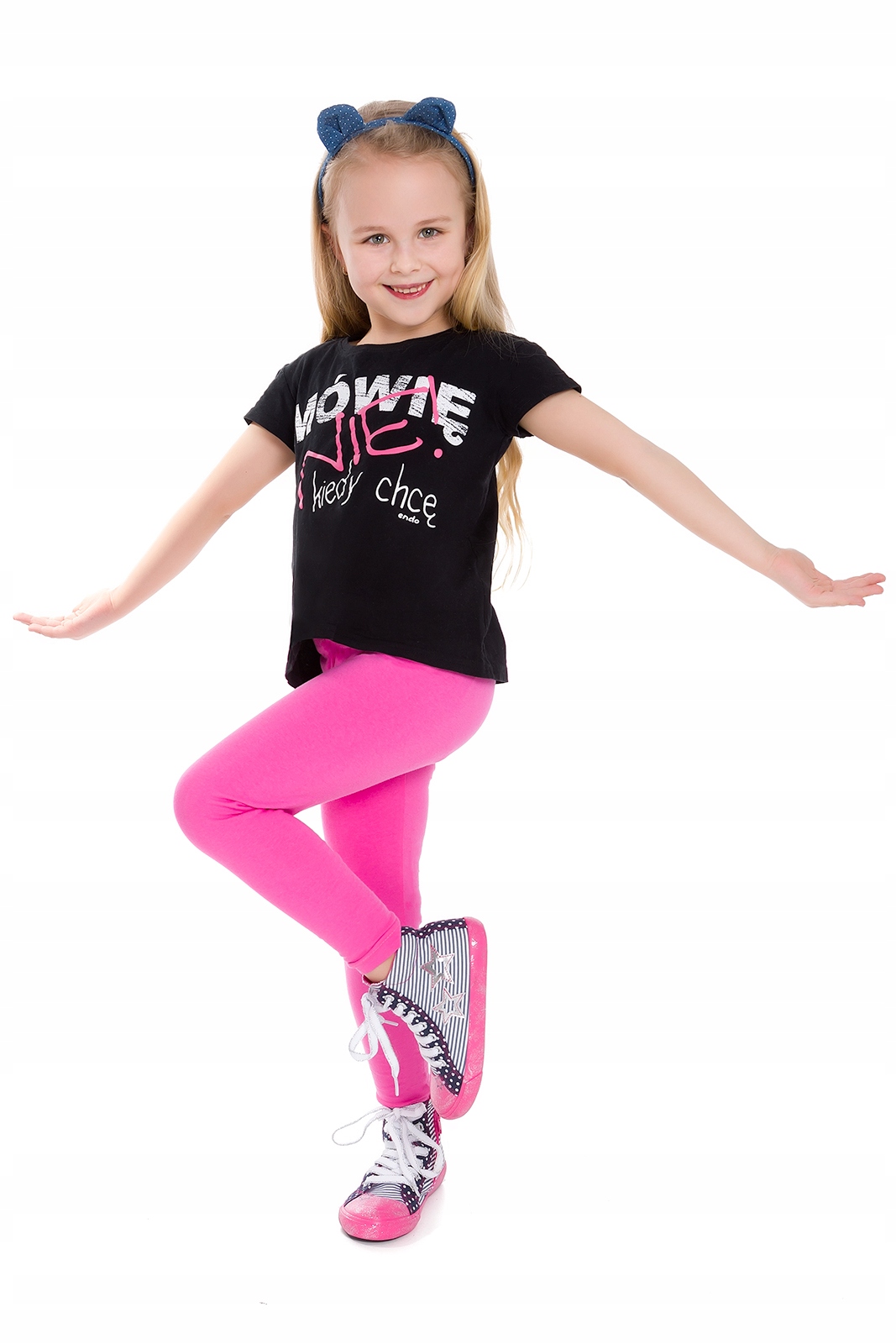 LEGGINSY DZIECIĘCE BAWEŁNIANE GETRY RÓŻ 146