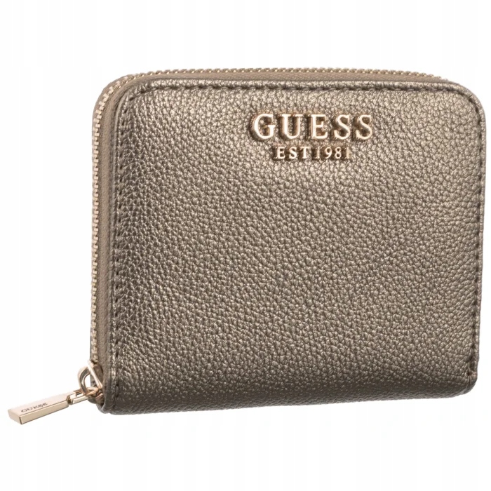 Malá Dámská Peněženka Guess Laurel II Zip Around SWBG74 Pewter Stříbrná