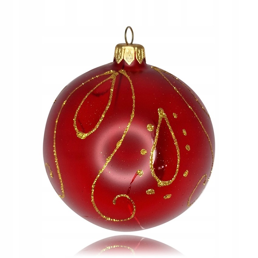 OUTLET Bombki 10cm/1szt dekor szklane choinkowe