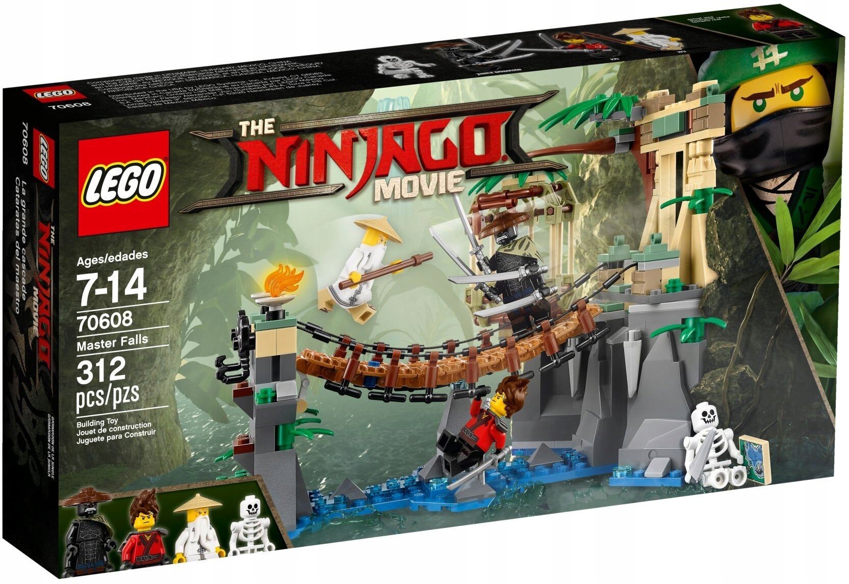 Lego Ninjago Movie 70608 Pád mistra Nové
